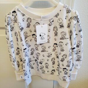 NEW Janie & Jack Peanuts Sweater